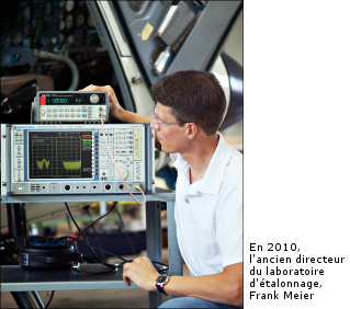 Vers la page d'accueil : L'ancien directeur adjoint du laboratoire d'�talonnage, Frank Meier, en 2010.