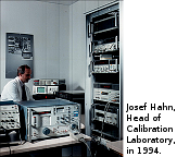 An experience you can count on : In 1994, Josef Hahn, the director of the accredited calibration laboratory